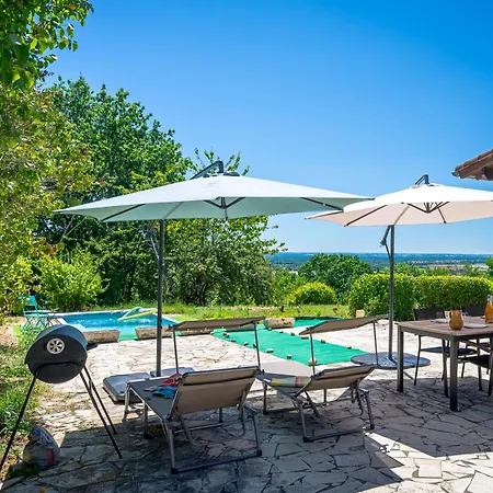 بيت للعطل Coustalou - Private Pool & Valley View *